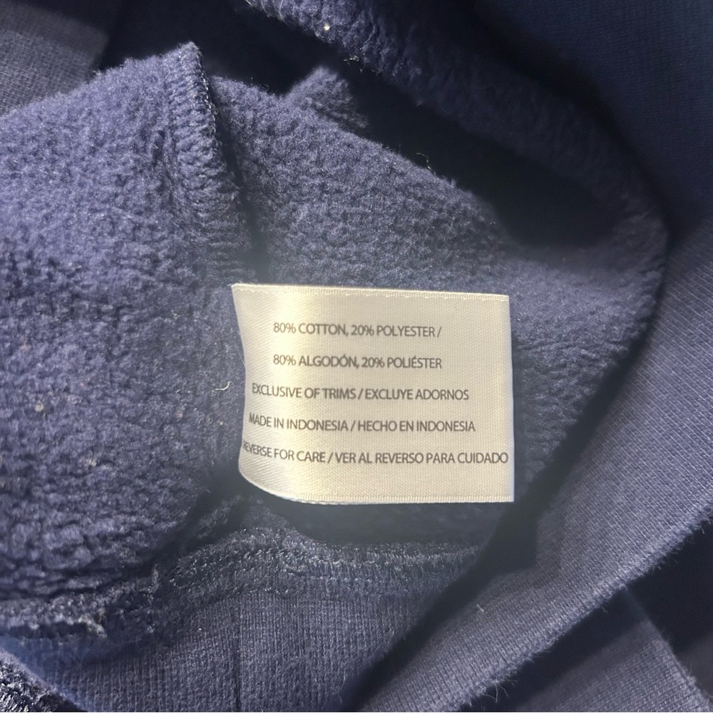 Orvis Men’s Navy Blue Signature 1/4 Zip Sweatshirt, Size XL - Picture 9 of 9